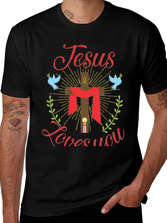 Jesus Loves You Graphic Tee - Religious T-Shirt