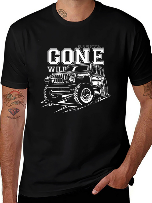 Gone Wild Rubicon Jeep Black Graphic Tee