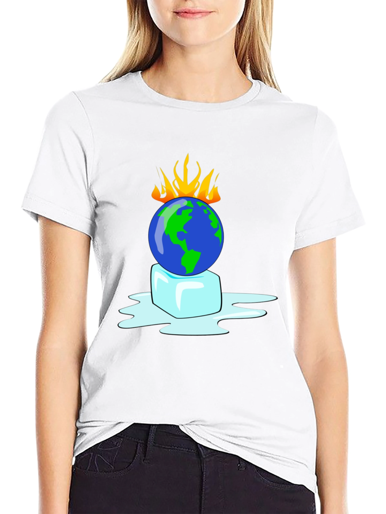 Global Warming Awareness Graphic T-Shirt