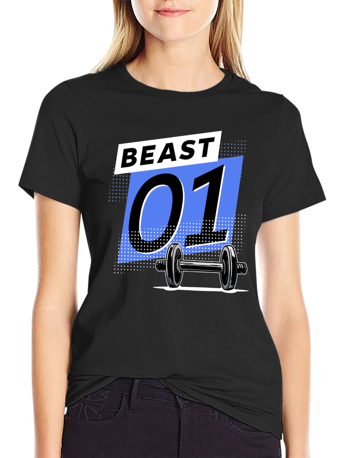 Beast 01 Gym Black T-Shirt