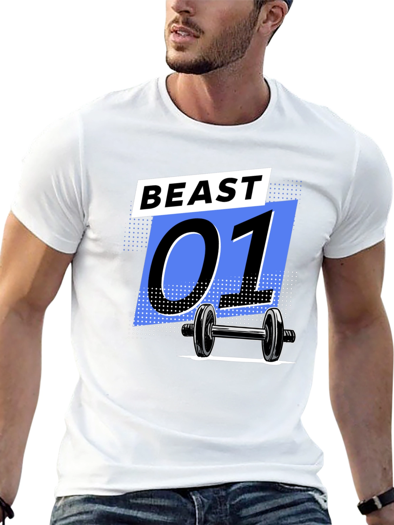 Beast 01 Gym Black T-Shirt