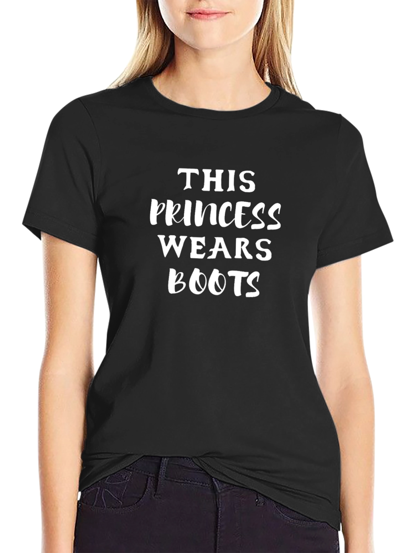 This Princess Wears Boots T-Shirt - Unisex