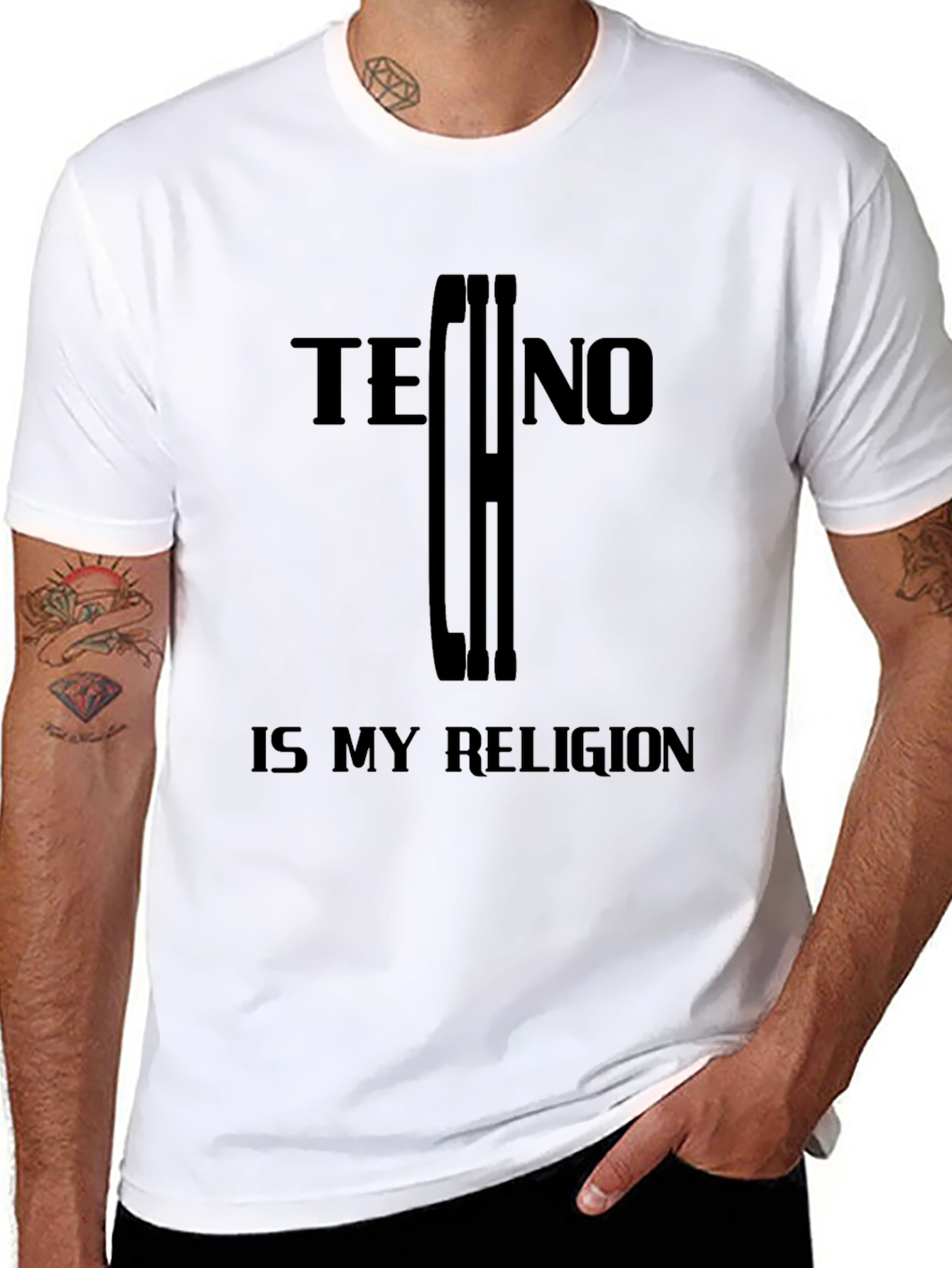 Techno Is My Religion Graphic T-Shirt