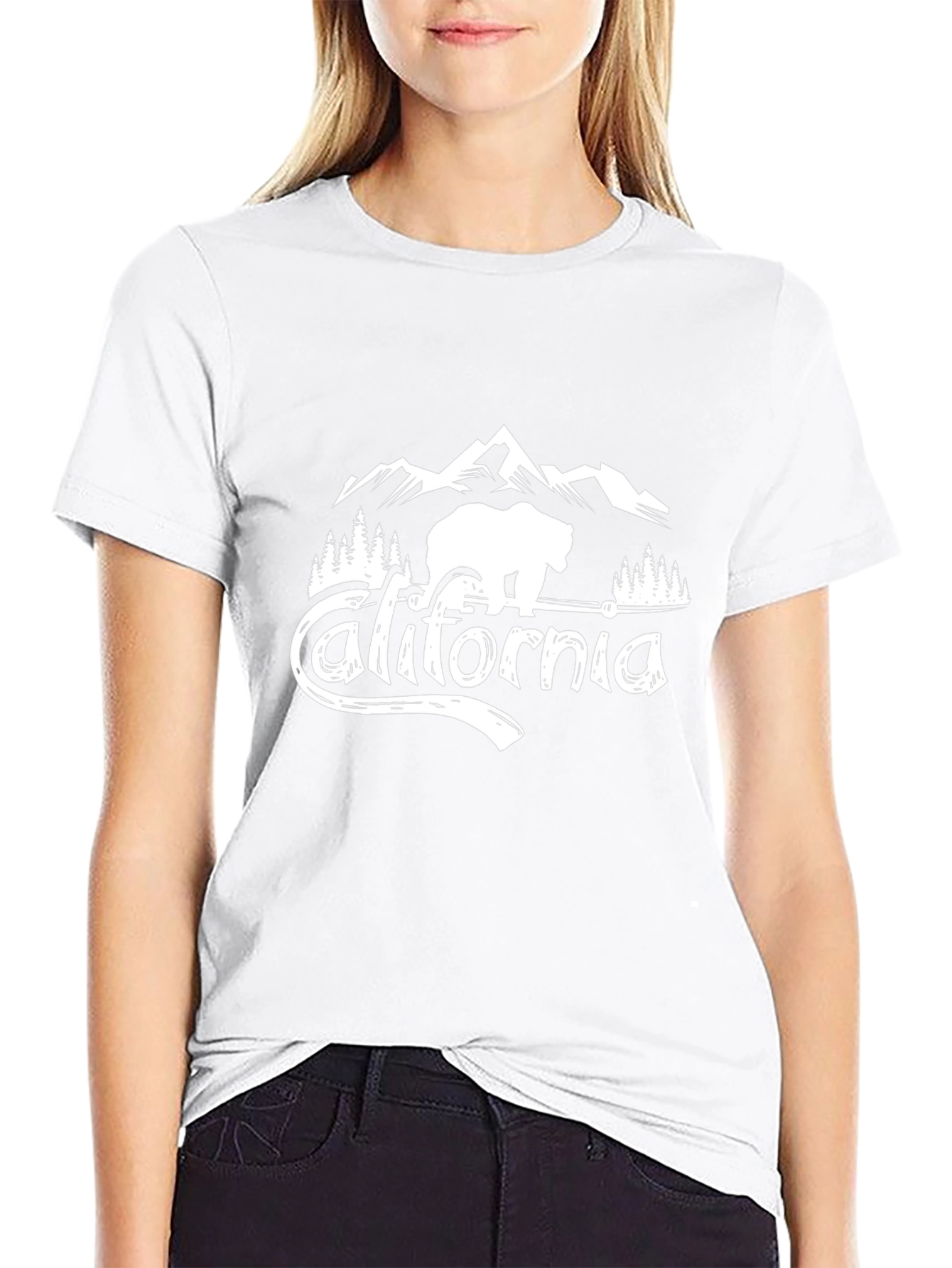 California Bear Mountain Graphic Tee - Black