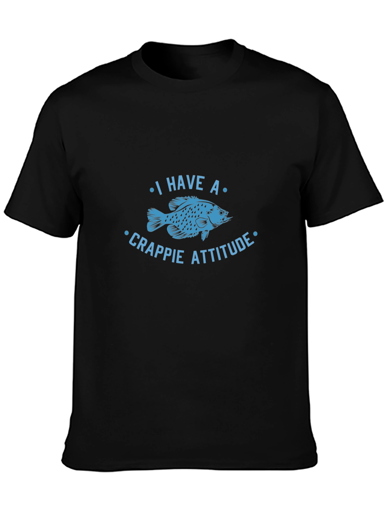 Crappie Attitude Graphic T-Shirt