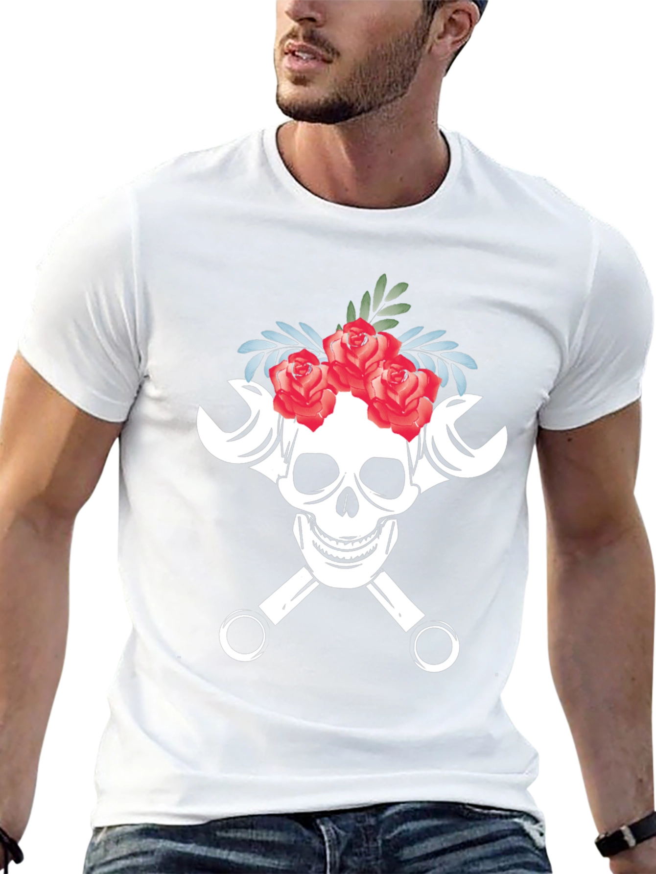 Skull & Wrenches Graphic Tee