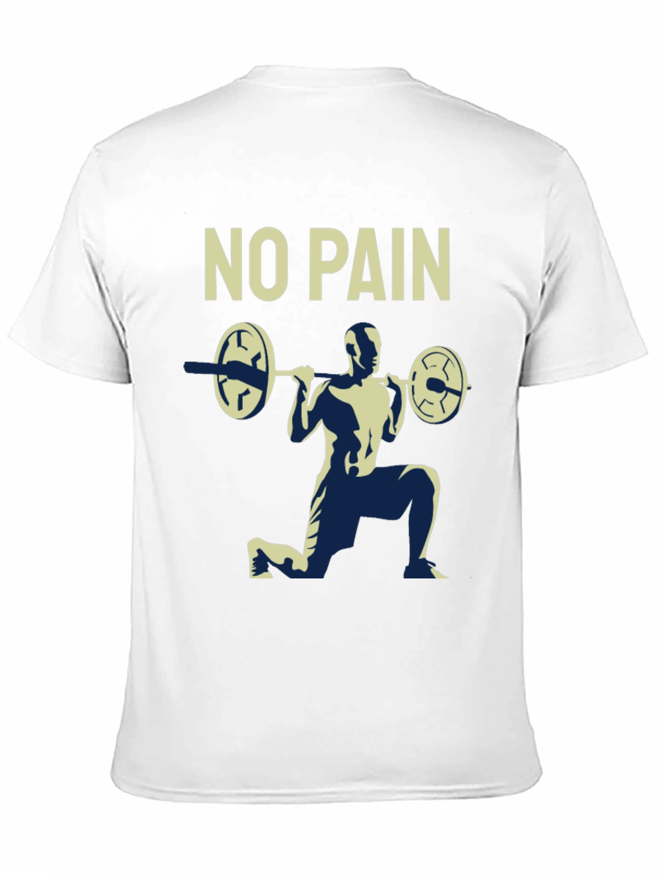 No Pain T-Shirt Gym Workout Tee