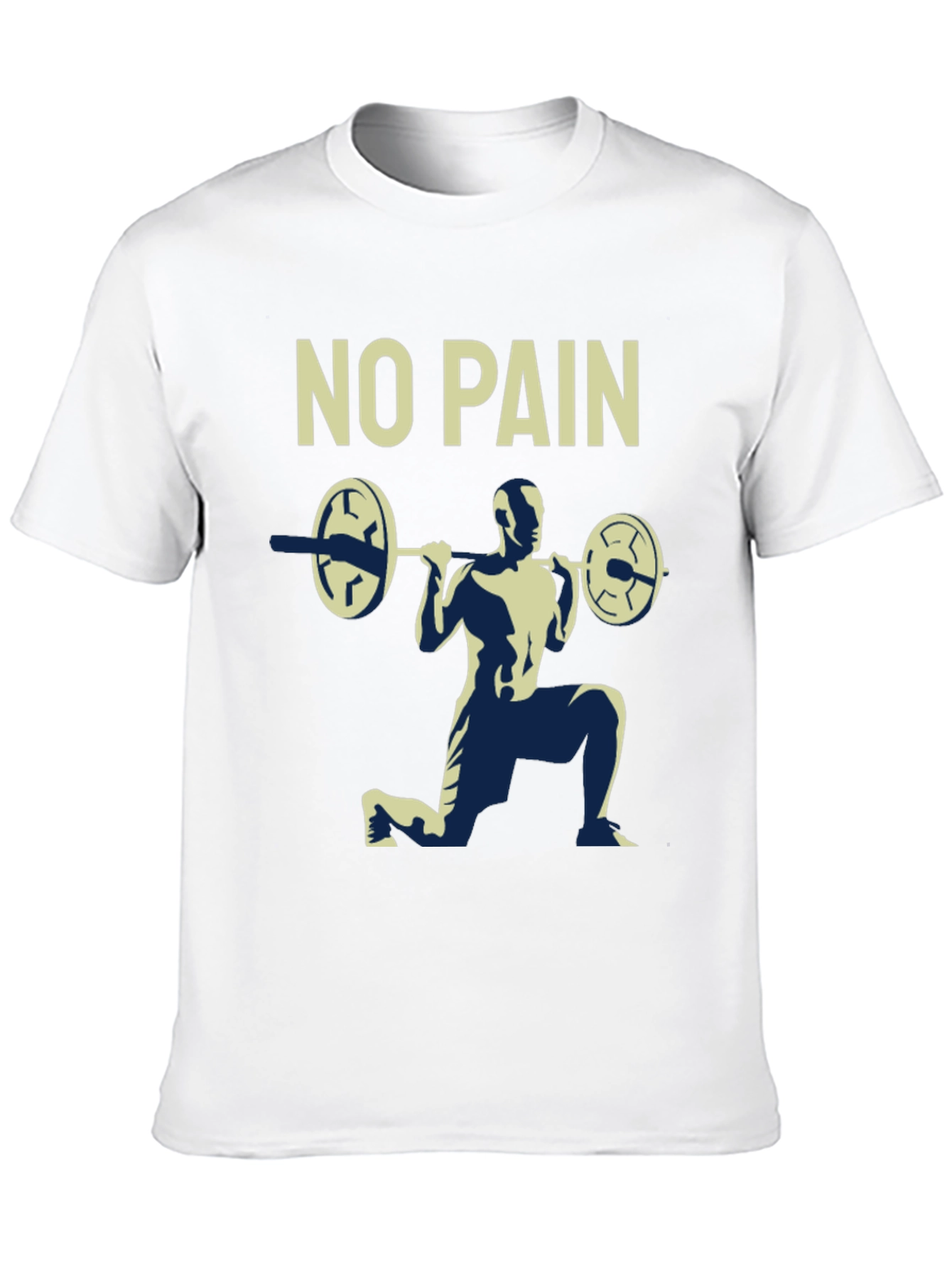 No Pain T-Shirt Gym Workout Tee