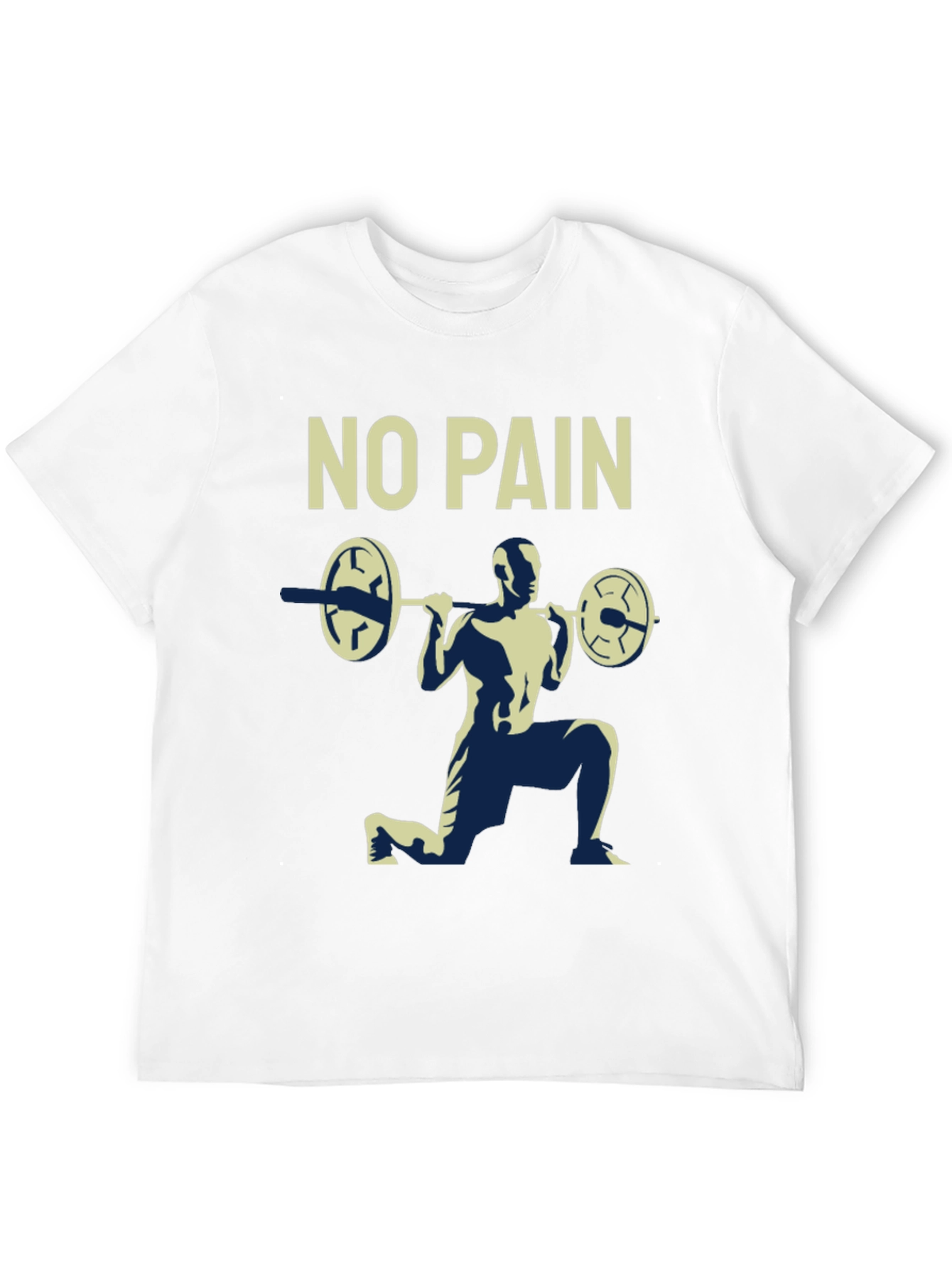 No Pain T-Shirt Gym Workout Tee