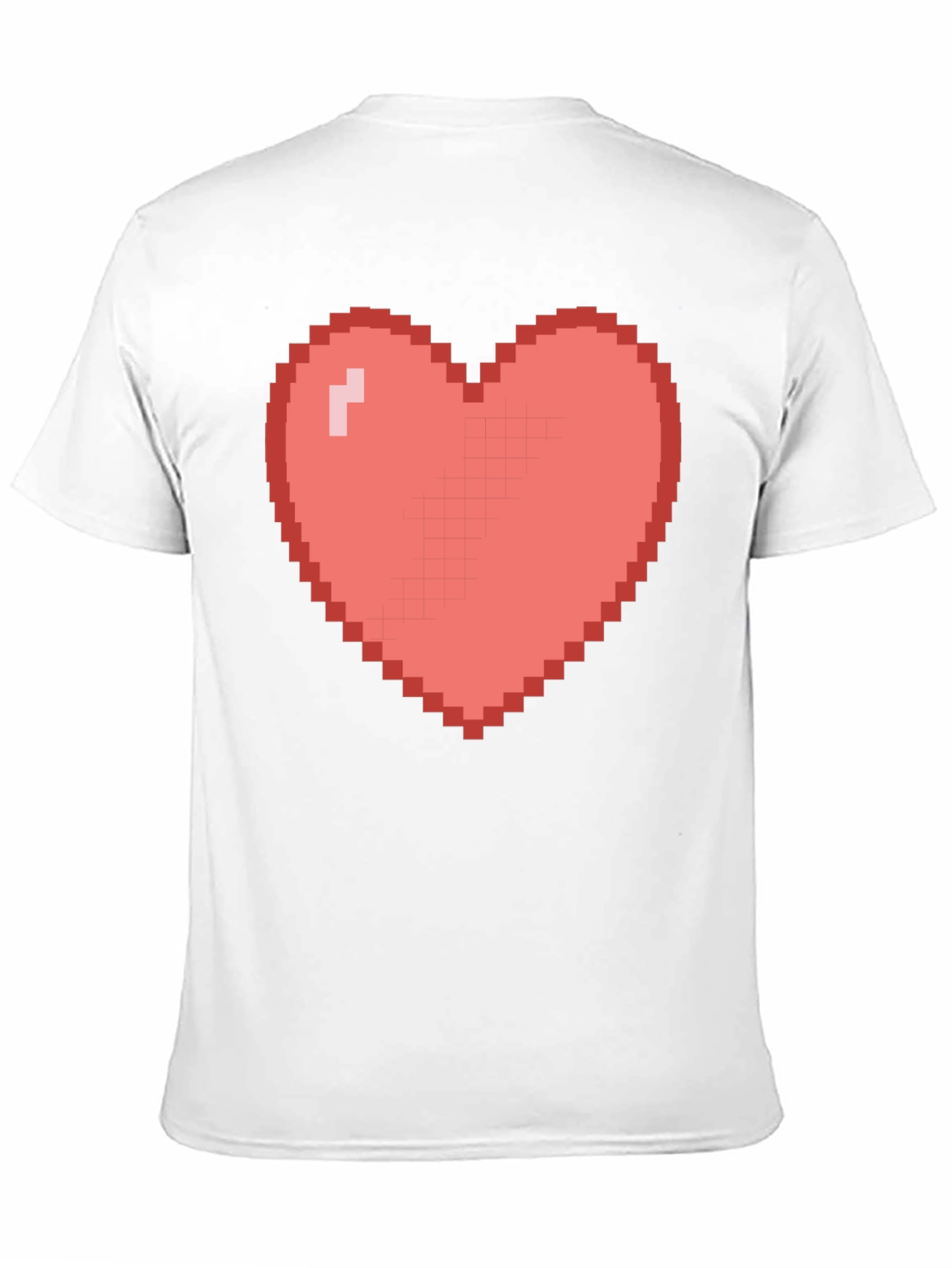 Pixel Heart Graphic Tee - Gamer Style