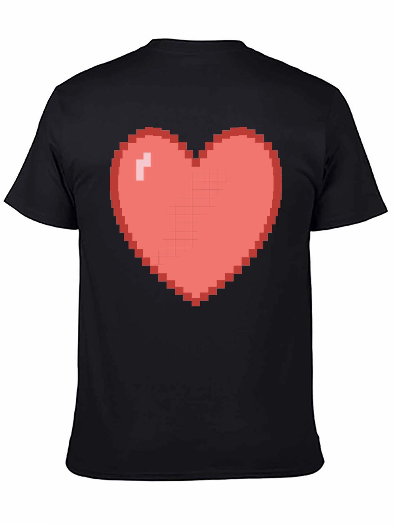 Pixel Heart Graphic Tee - Gamer Style