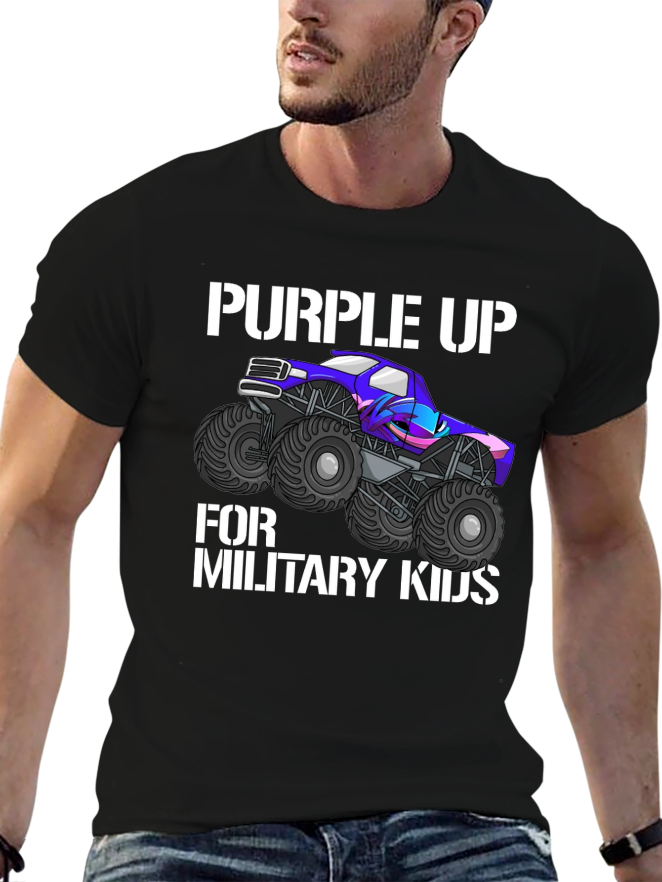 Purple Up Military Kids T-Shirt