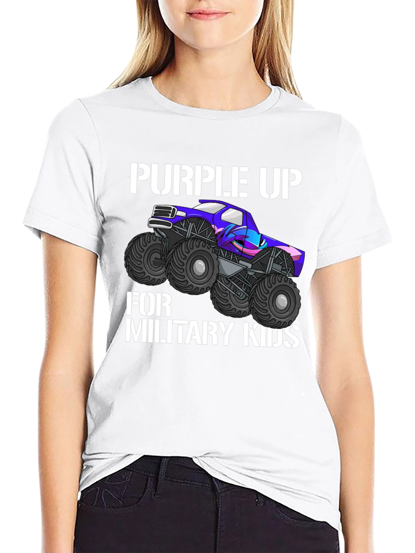 Purple Up Military Kids T-Shirt