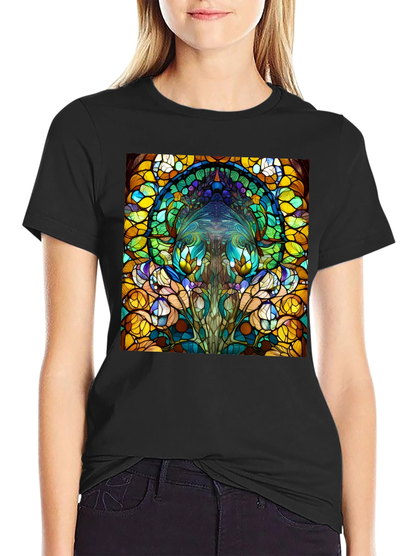 Stained Glass Art T-Shirt