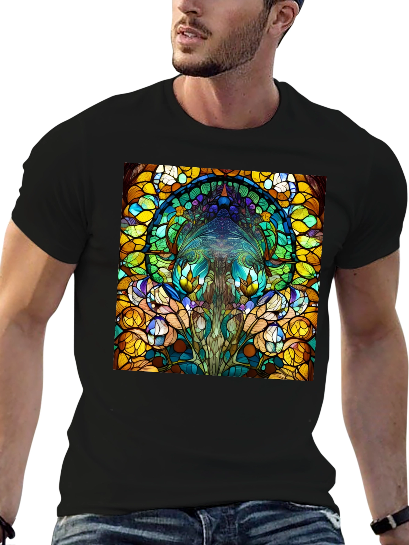 Stained Glass Art T-Shirt