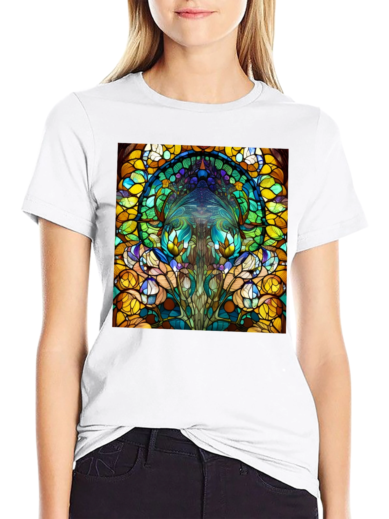 Stained Glass Art T-Shirt