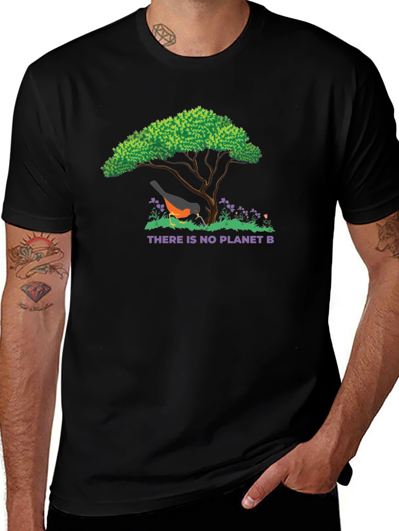 Eco-Friendly No Planet B Graphic T-Shirt