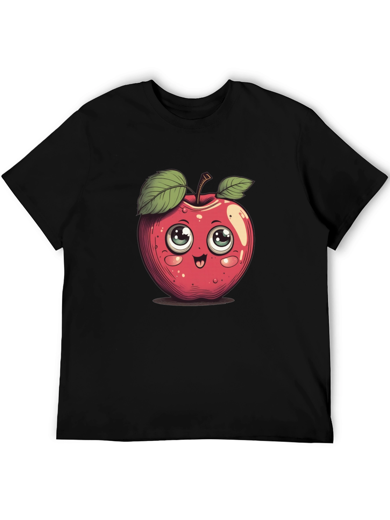 Cute Cartoon Apple Graphic Tee