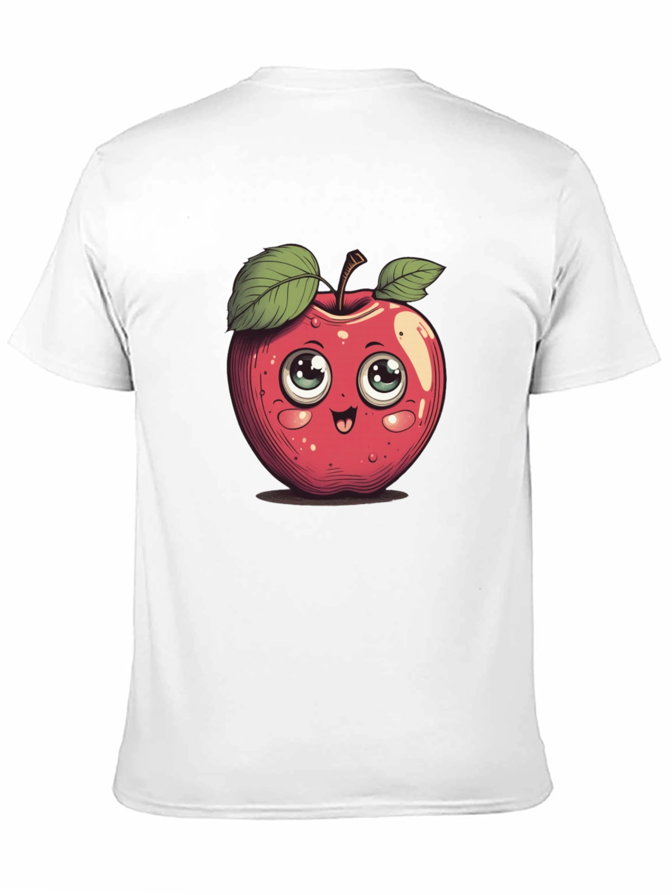 Cute Cartoon Apple Graphic Tee