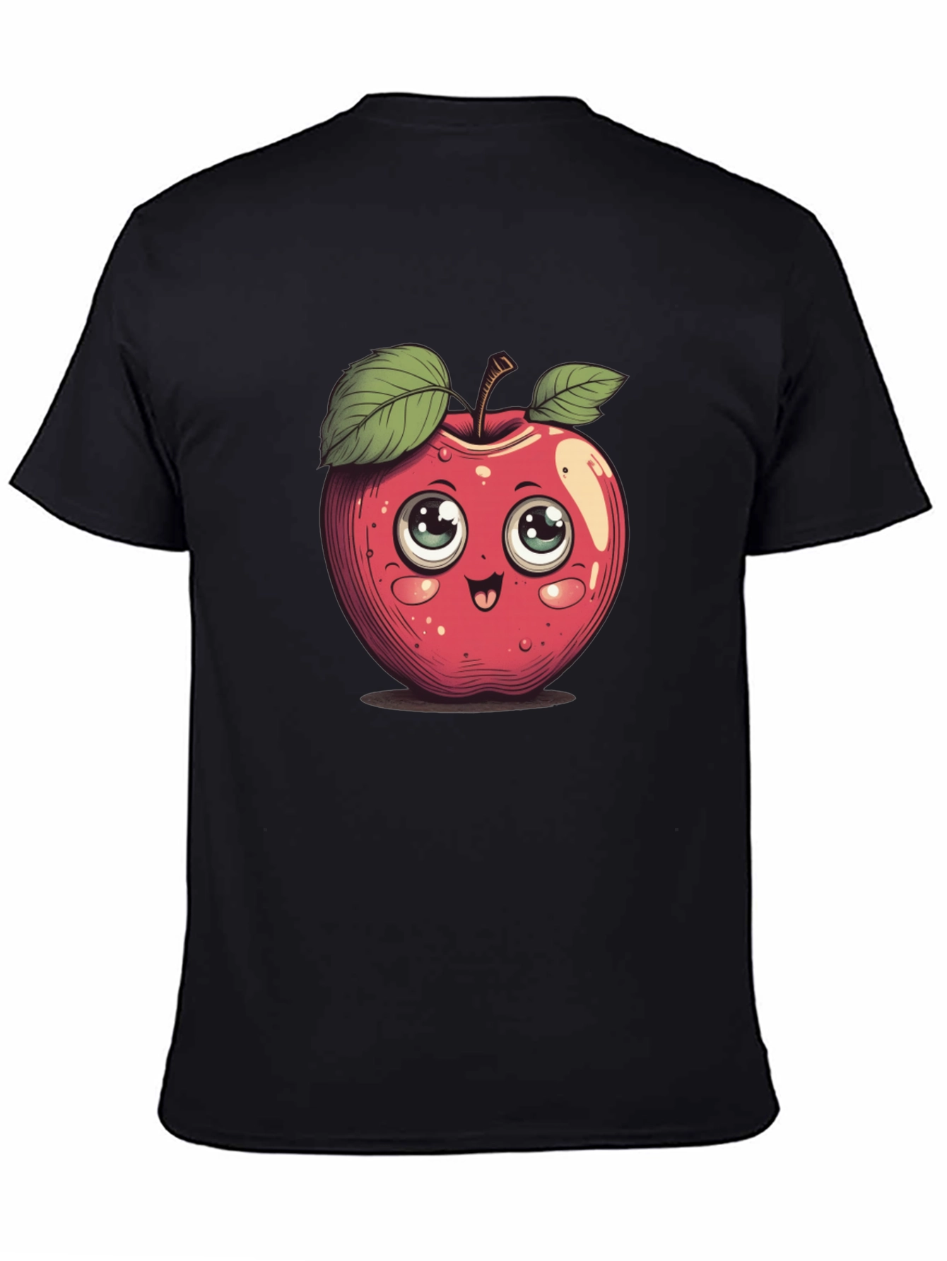 Cute Cartoon Apple Graphic Tee