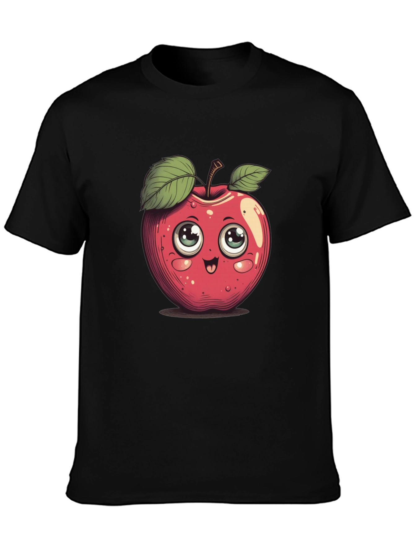Cute Cartoon Apple Graphic Tee