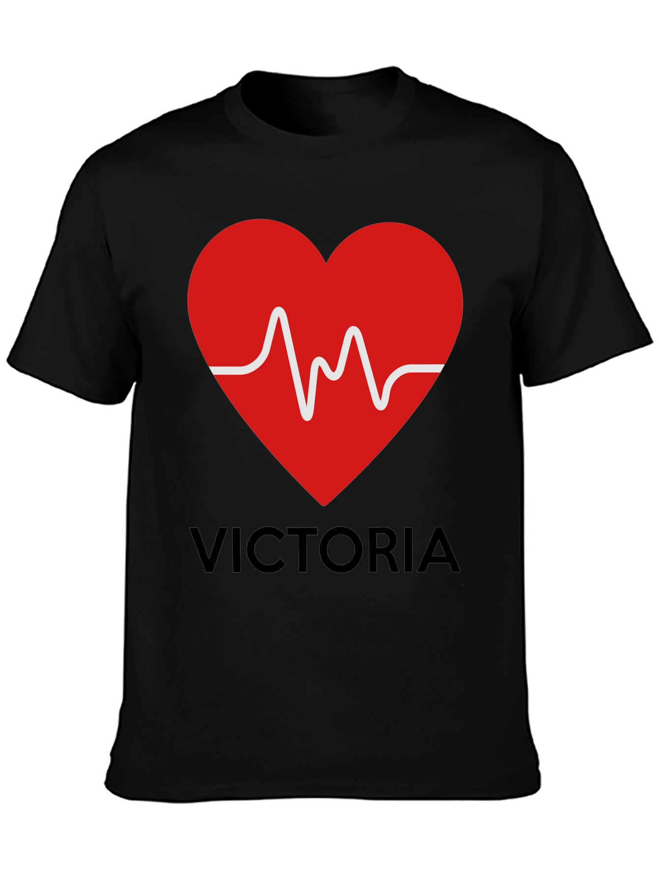 Heartbeat Victoria Personalized T-Shirt
