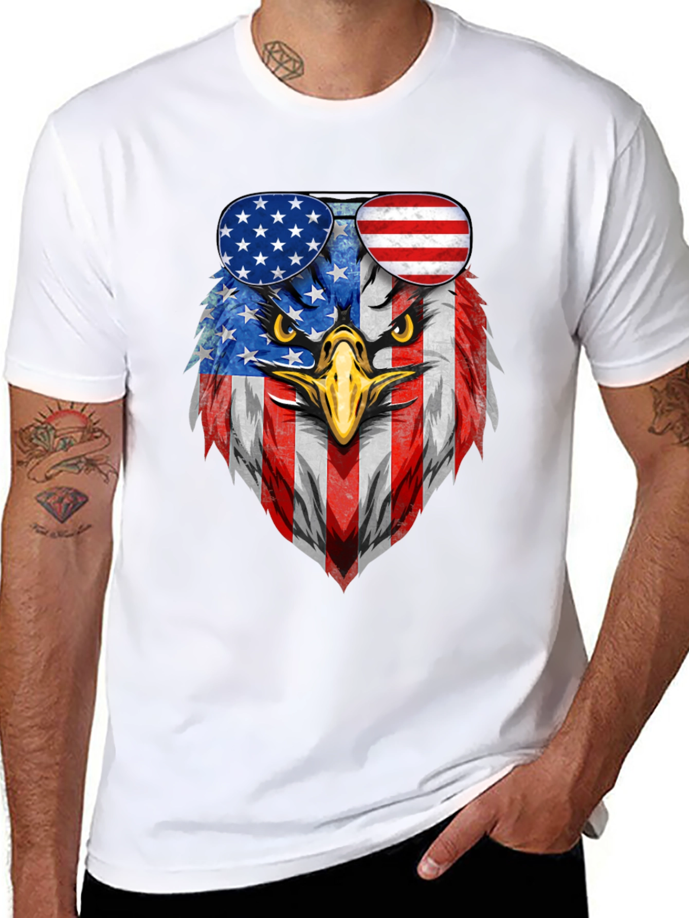 American Eagle Flag Graphic T-Shirt