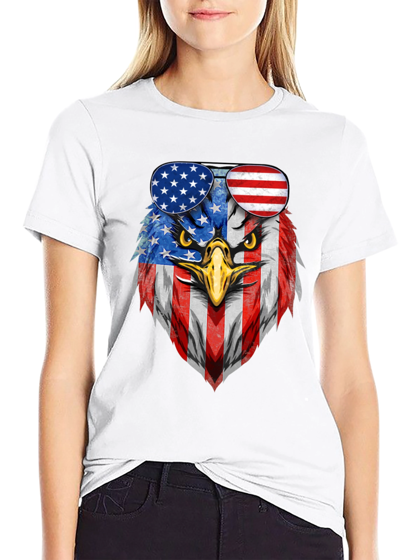 American Eagle Flag Graphic T-Shirt