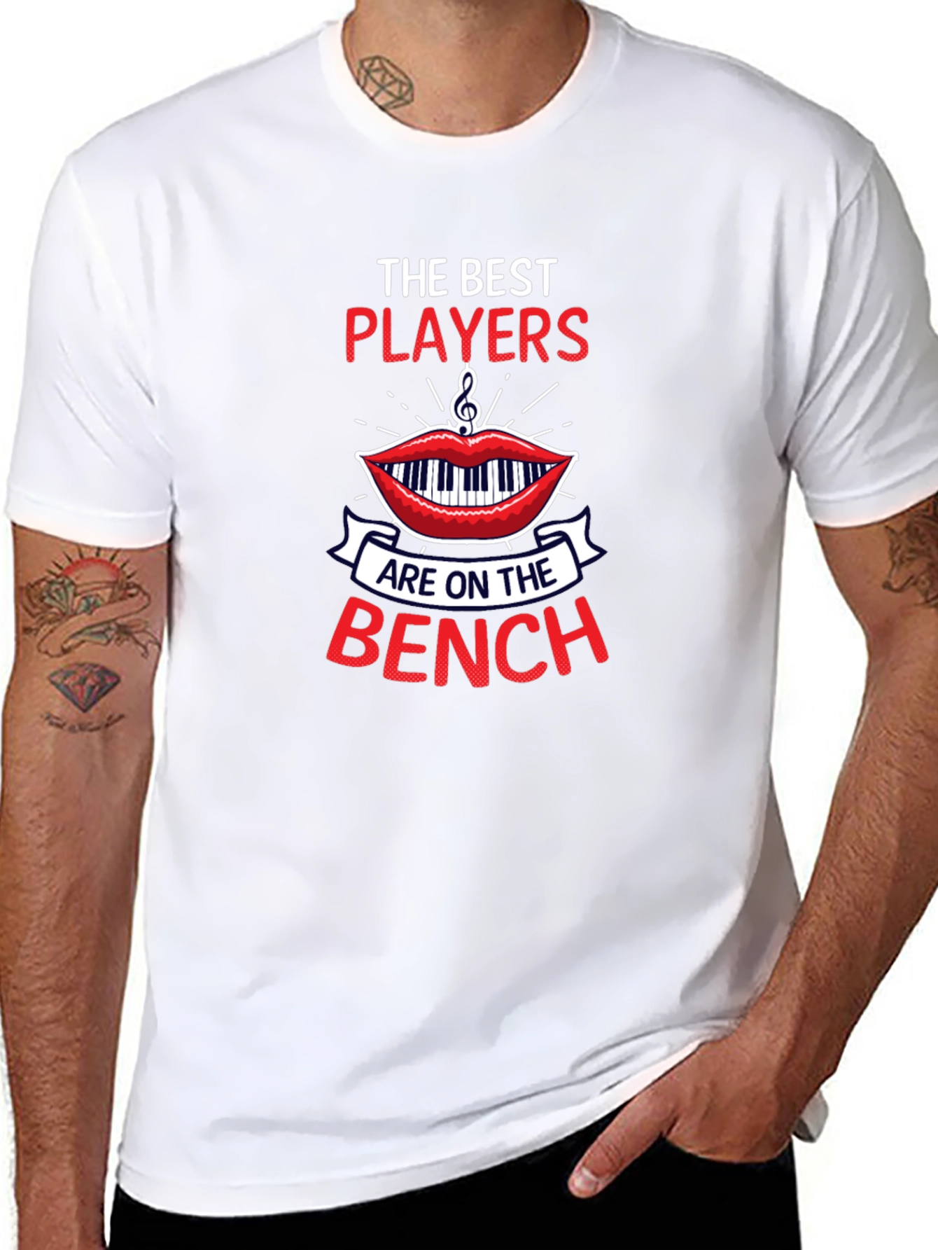The Best Players Bench T-Shirt - Musical Humor