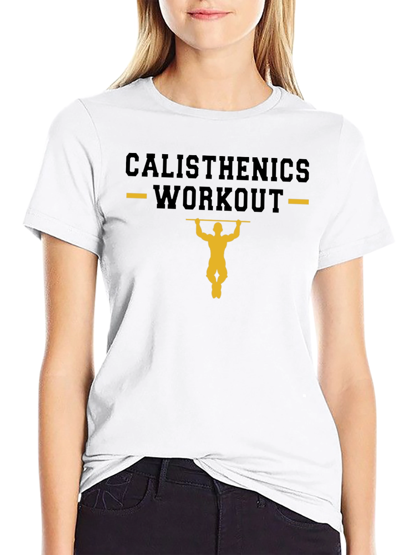 Calisthenics Workout Black T-Shirt