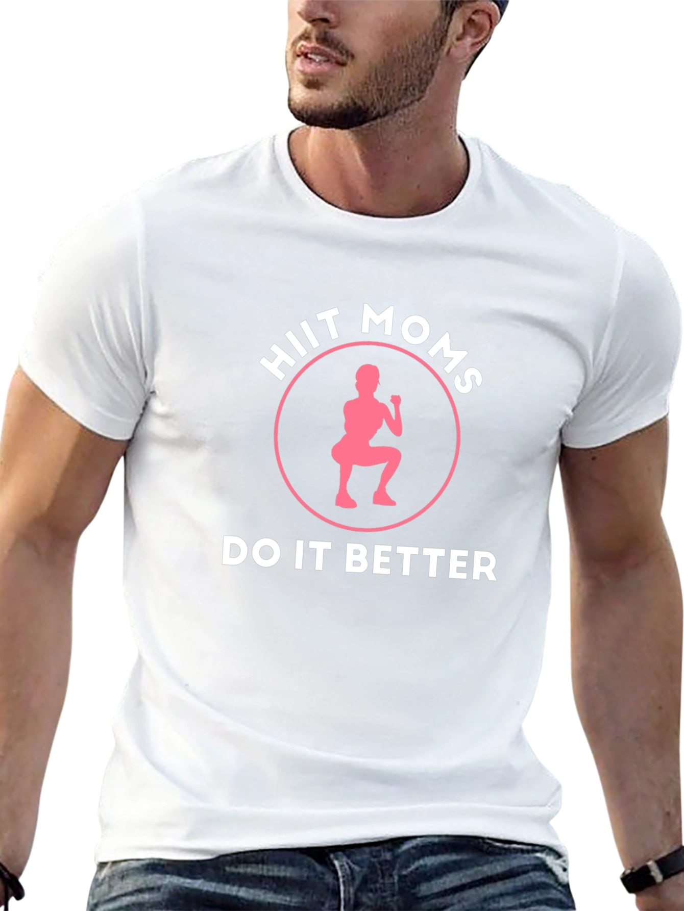 HIIT Moms Black Graphic T-Shirt