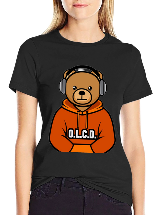 Bear With Headphones T-Shirt