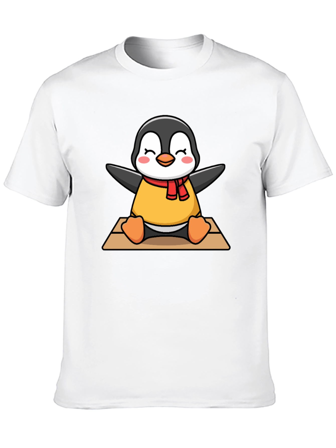 Cute Penguin T-Shirt - Black