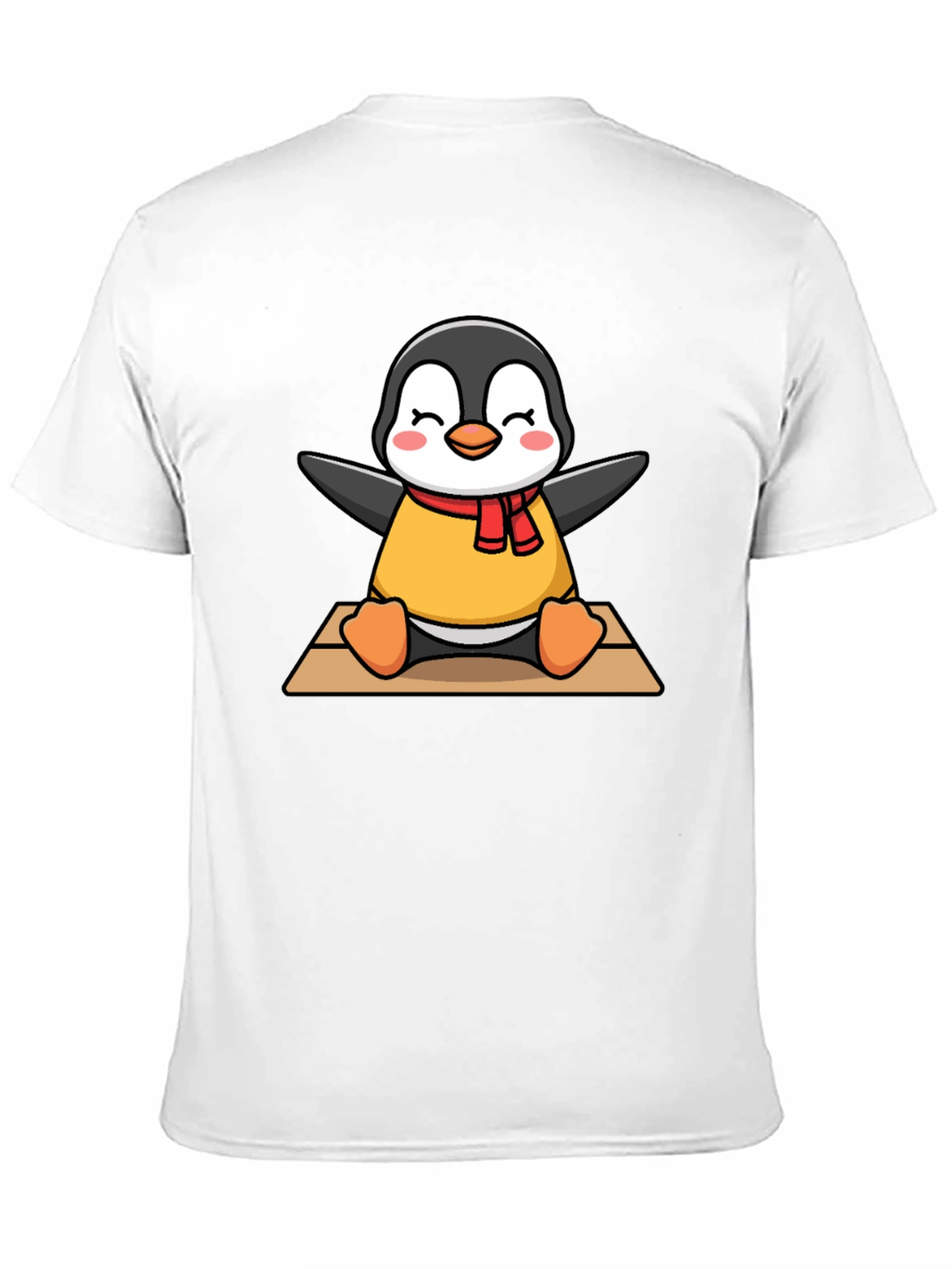 Cute Penguin T-Shirt - Black
