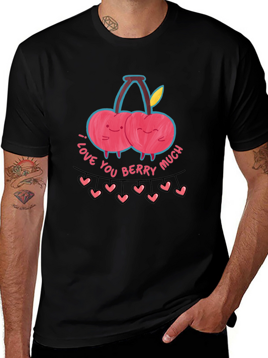 I Love You Berry Much Graphic Tee