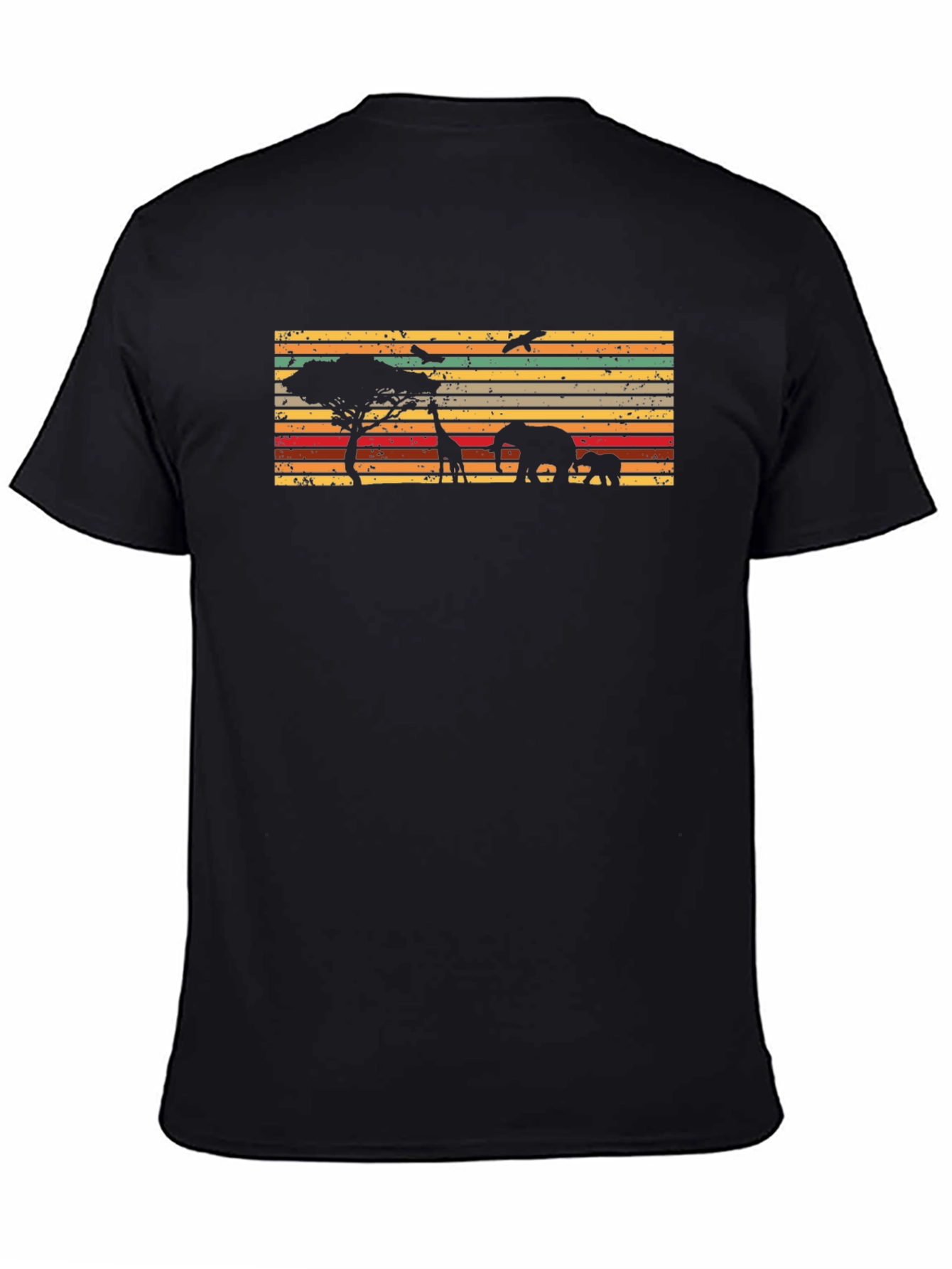 African Wildlife Silhouette T-Shirt