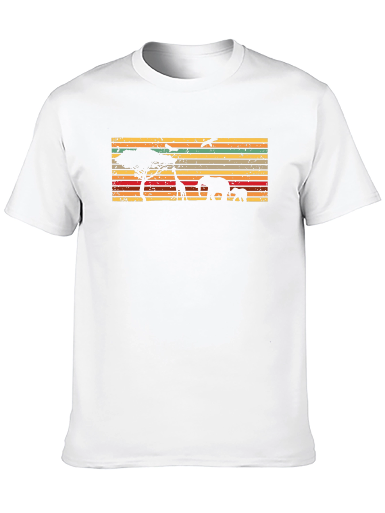 African Wildlife Silhouette T-Shirt