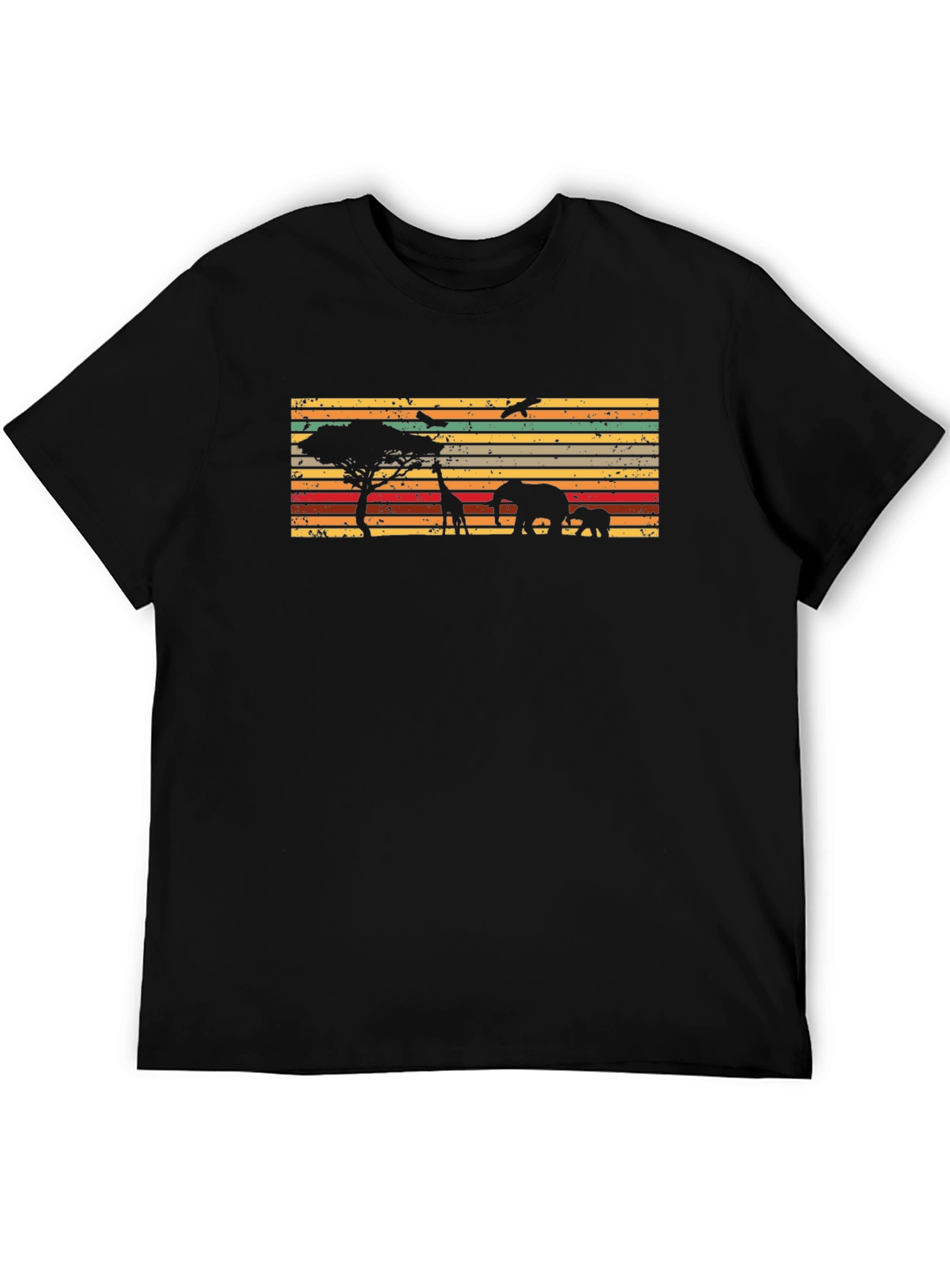 African Wildlife Silhouette T-Shirt