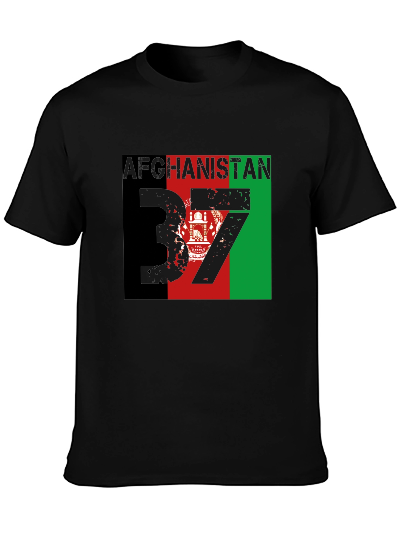 Afghanistan Flag T-Shirt - Mens Graphic Tee