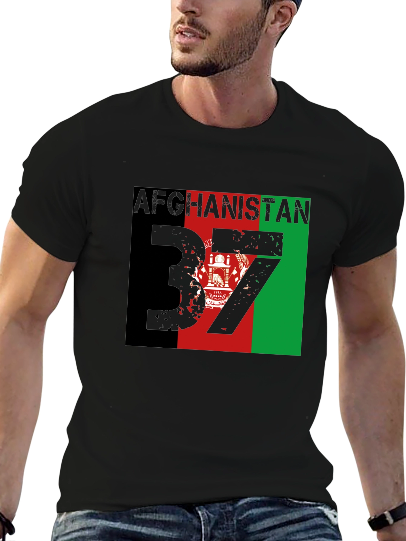 Afghanistan Flag T-Shirt - Mens Graphic Tee