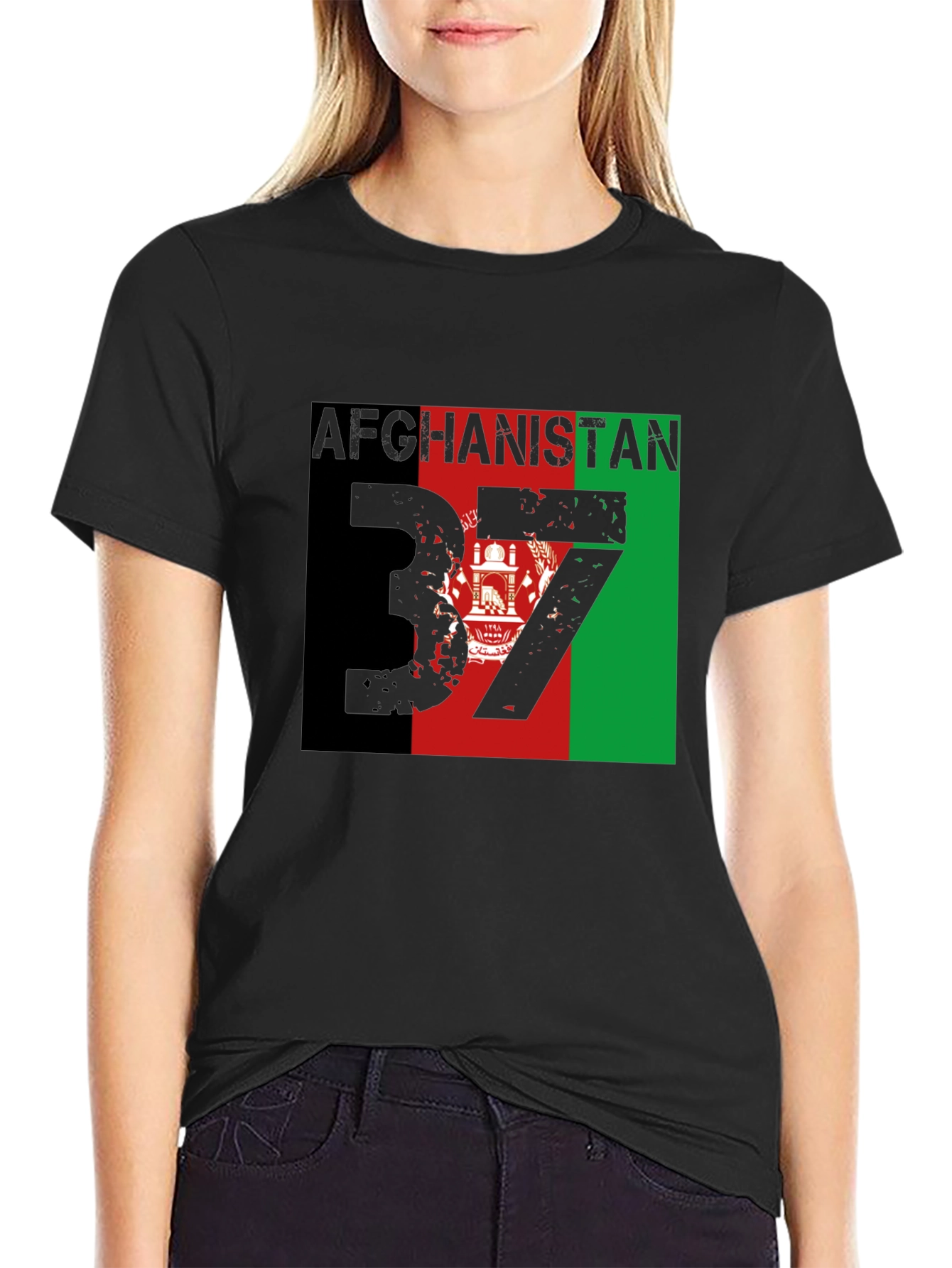 Afghanistan Flag T-Shirt - Mens Graphic Tee