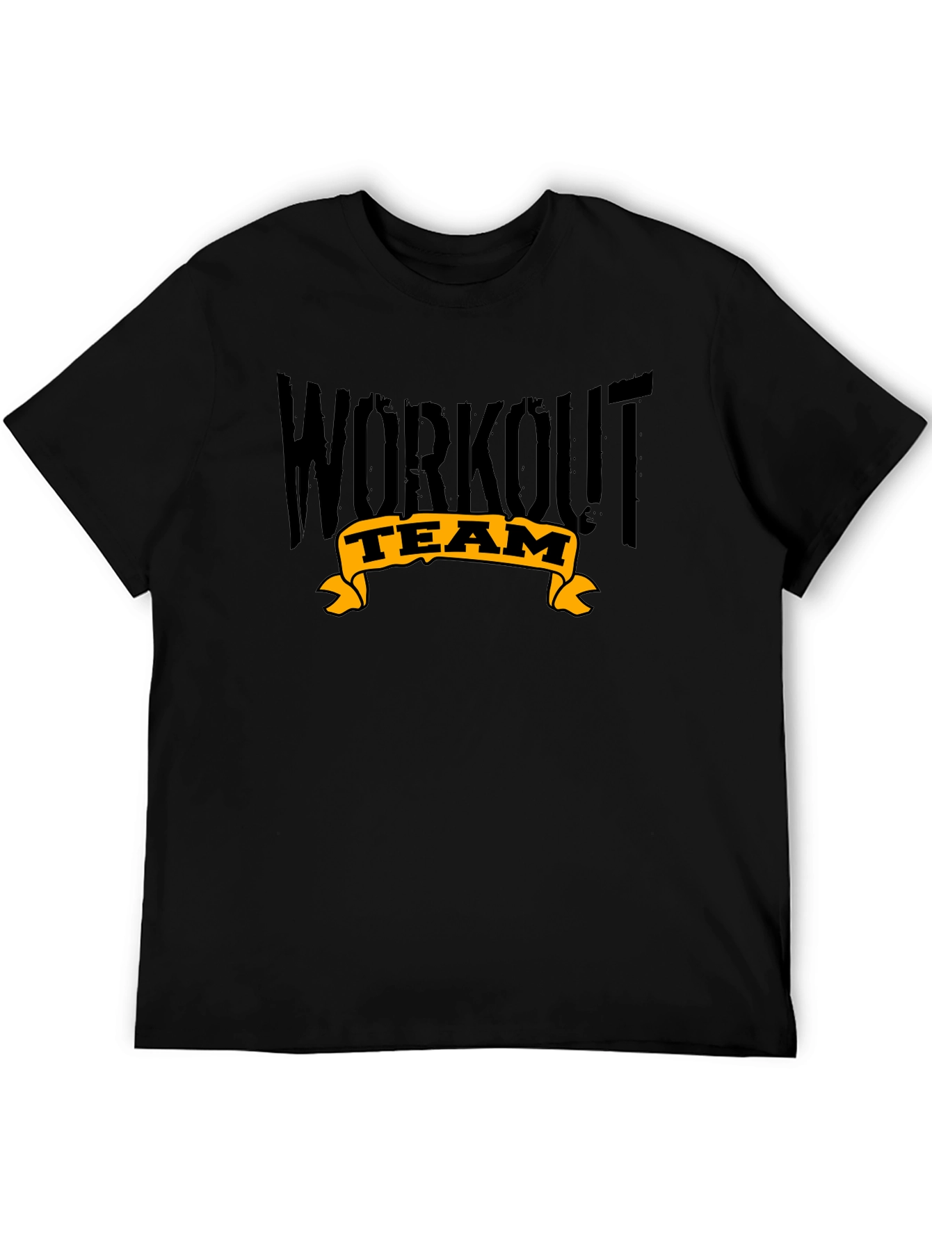 Workout Team Graphic T-Shirt - Black