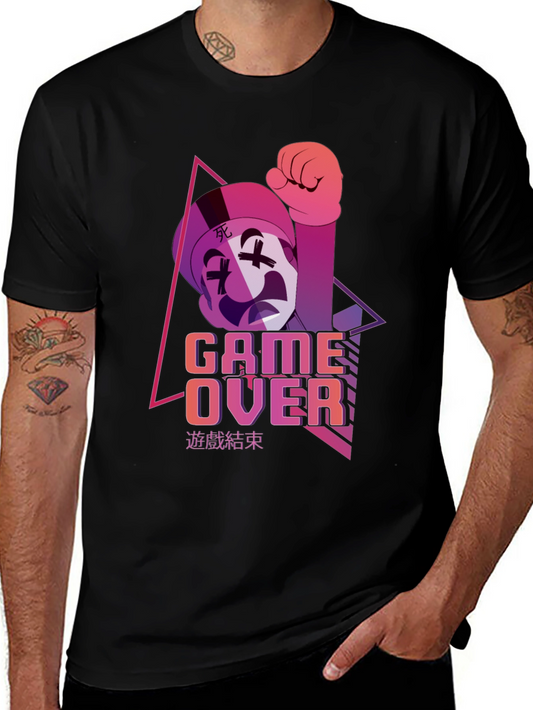 Game Over Graphic Tee - Gamer Style