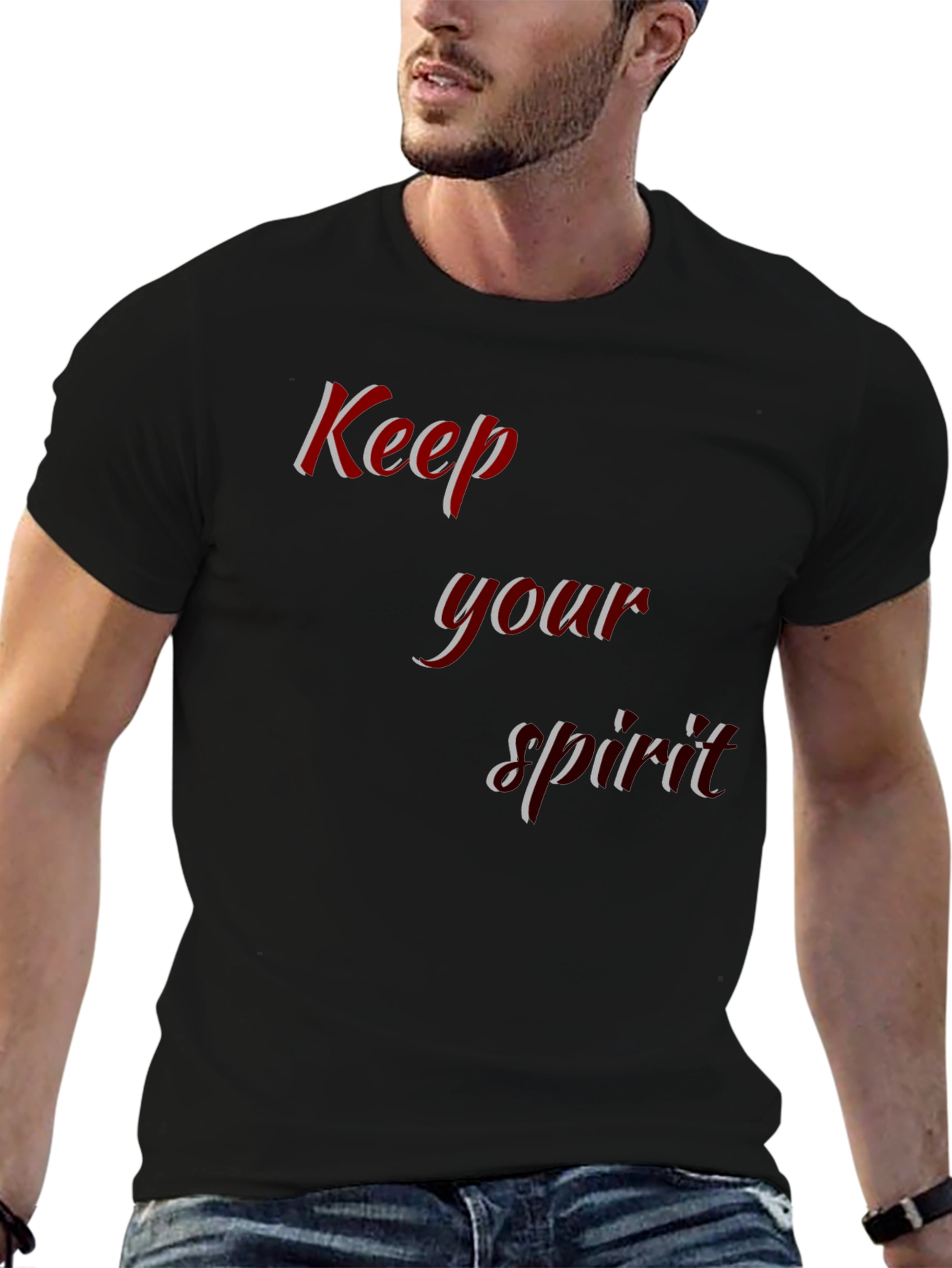Keep Your Spirit T-Shirt - Stylish and Comfortable