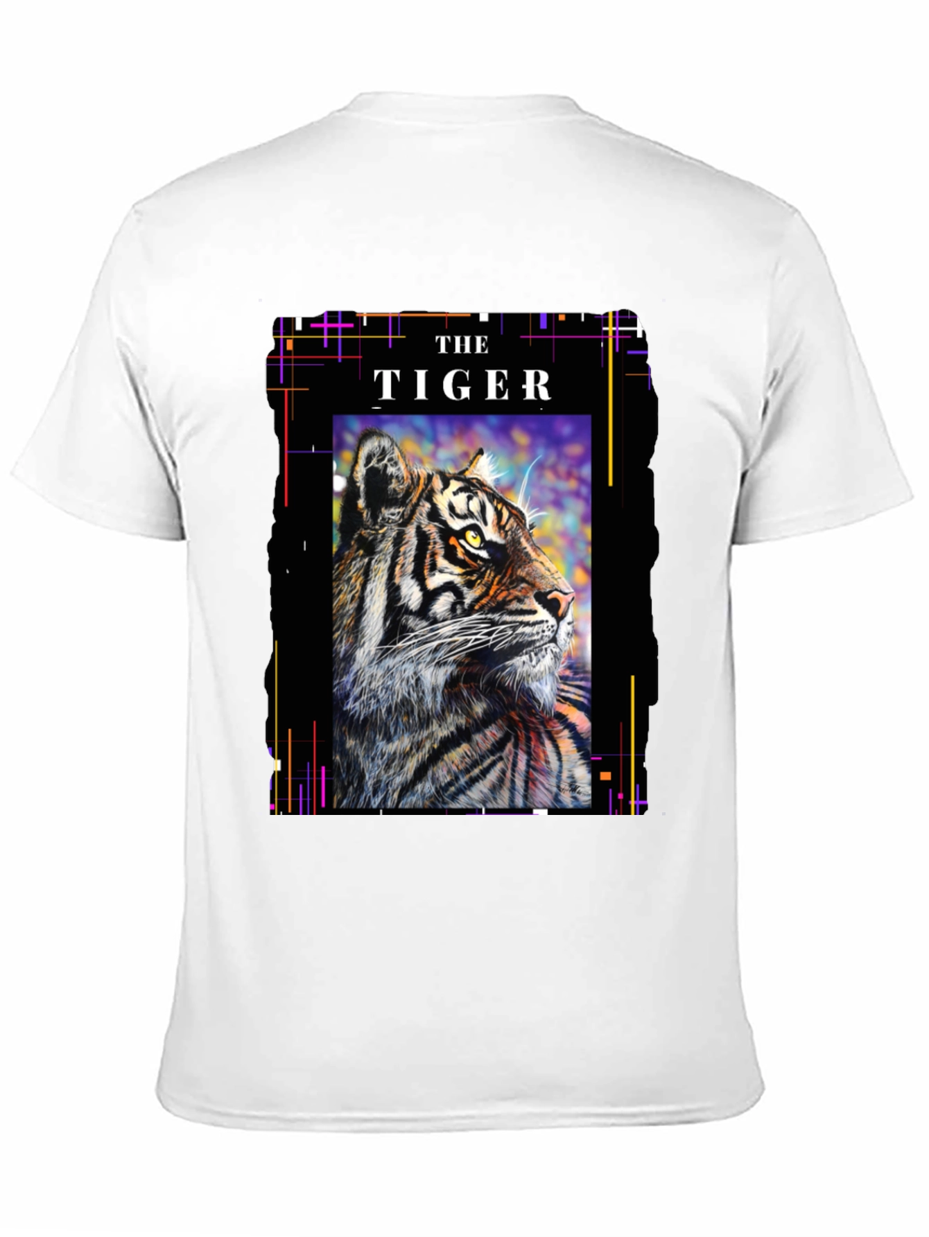 The Tiger Graphic T-Shirt - Stylish Black Tee
