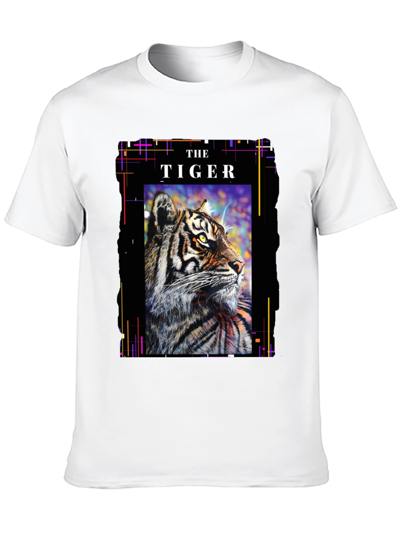 The Tiger Graphic T-Shirt - Stylish Black Tee