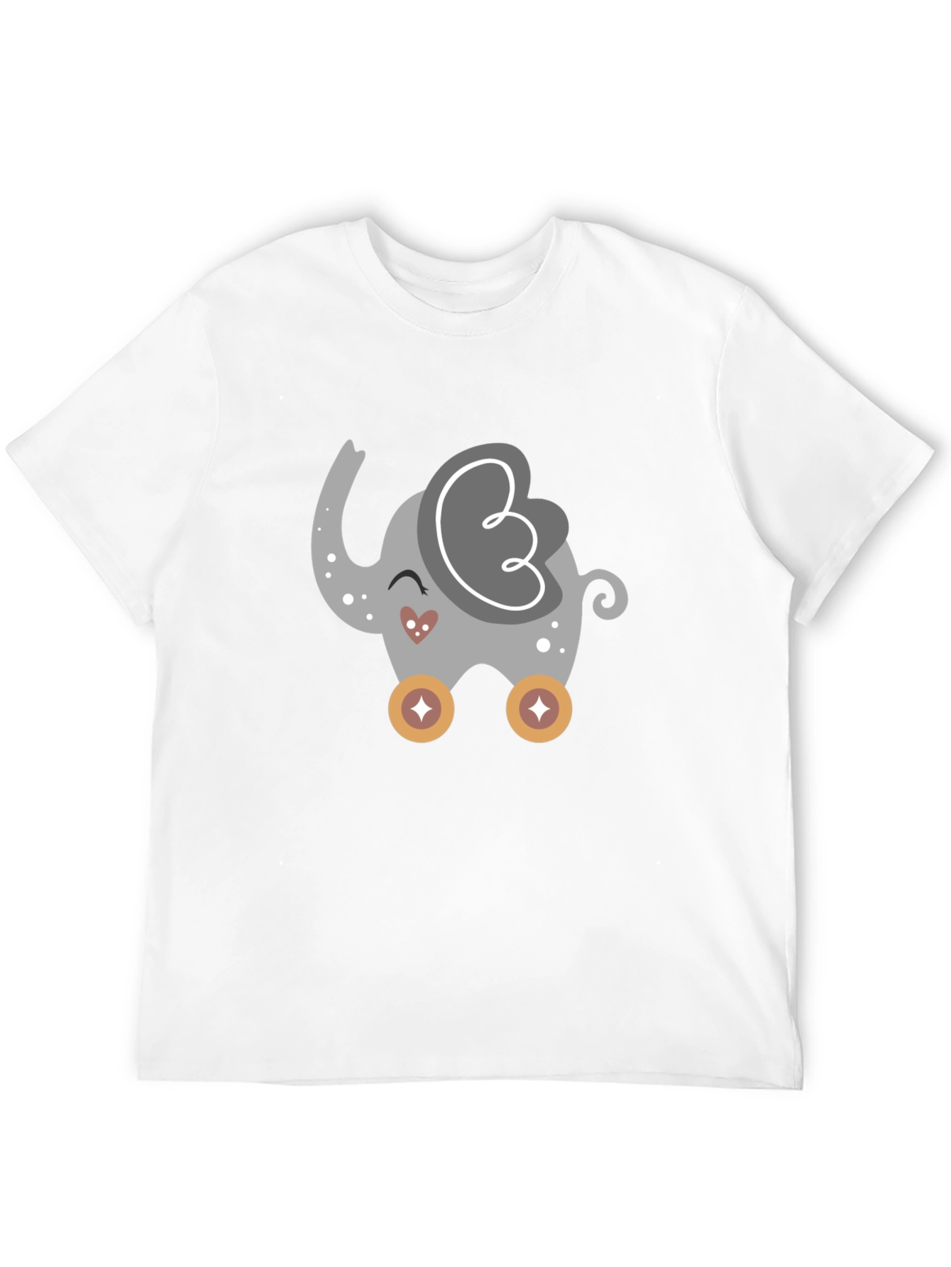 Cute Cartoon Elephant T-Shirt