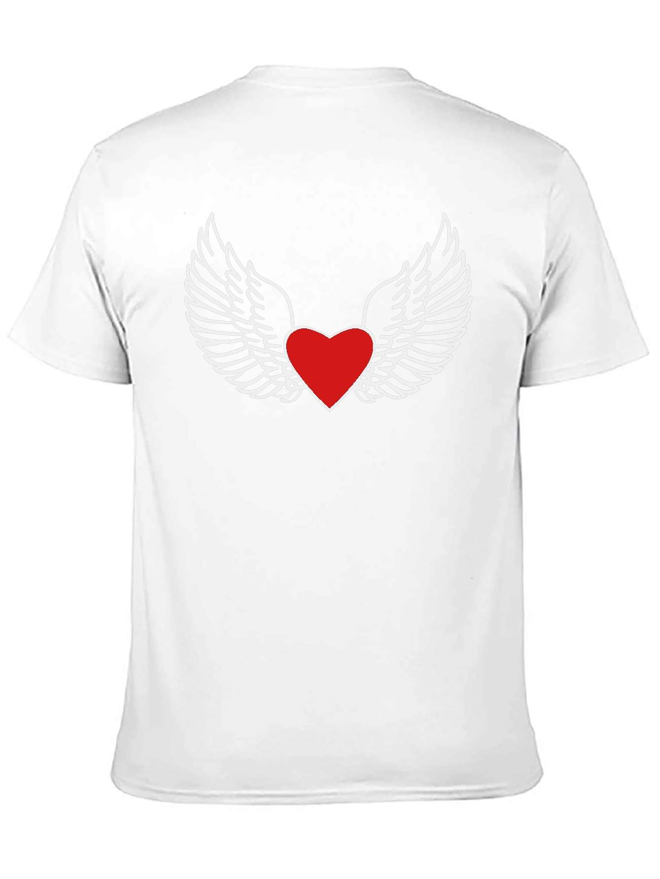 Heart With Wings Graphic Tee - Classic Black T-Shirt
