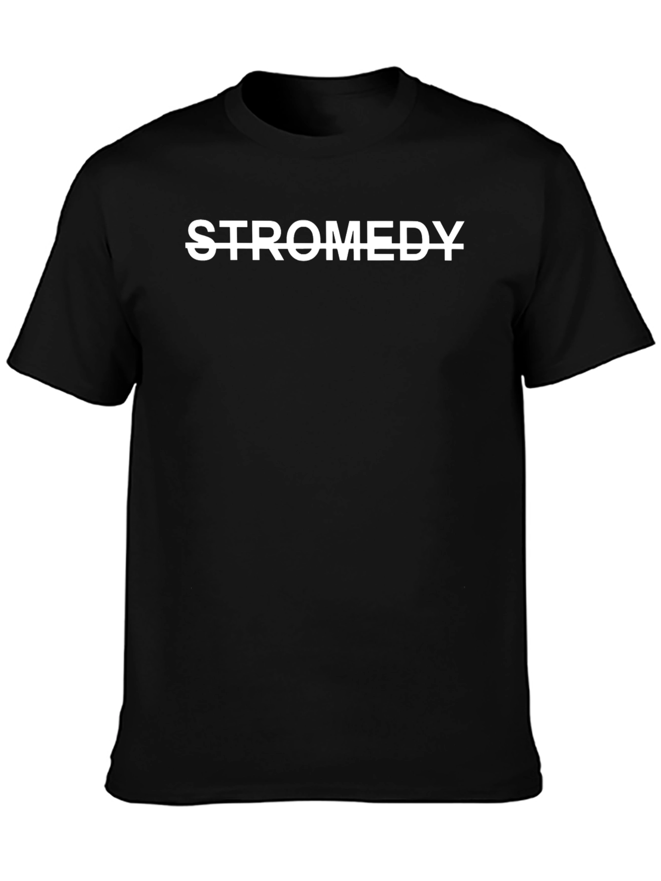 Stromedy T-Shirt - Modern Style Black Tee