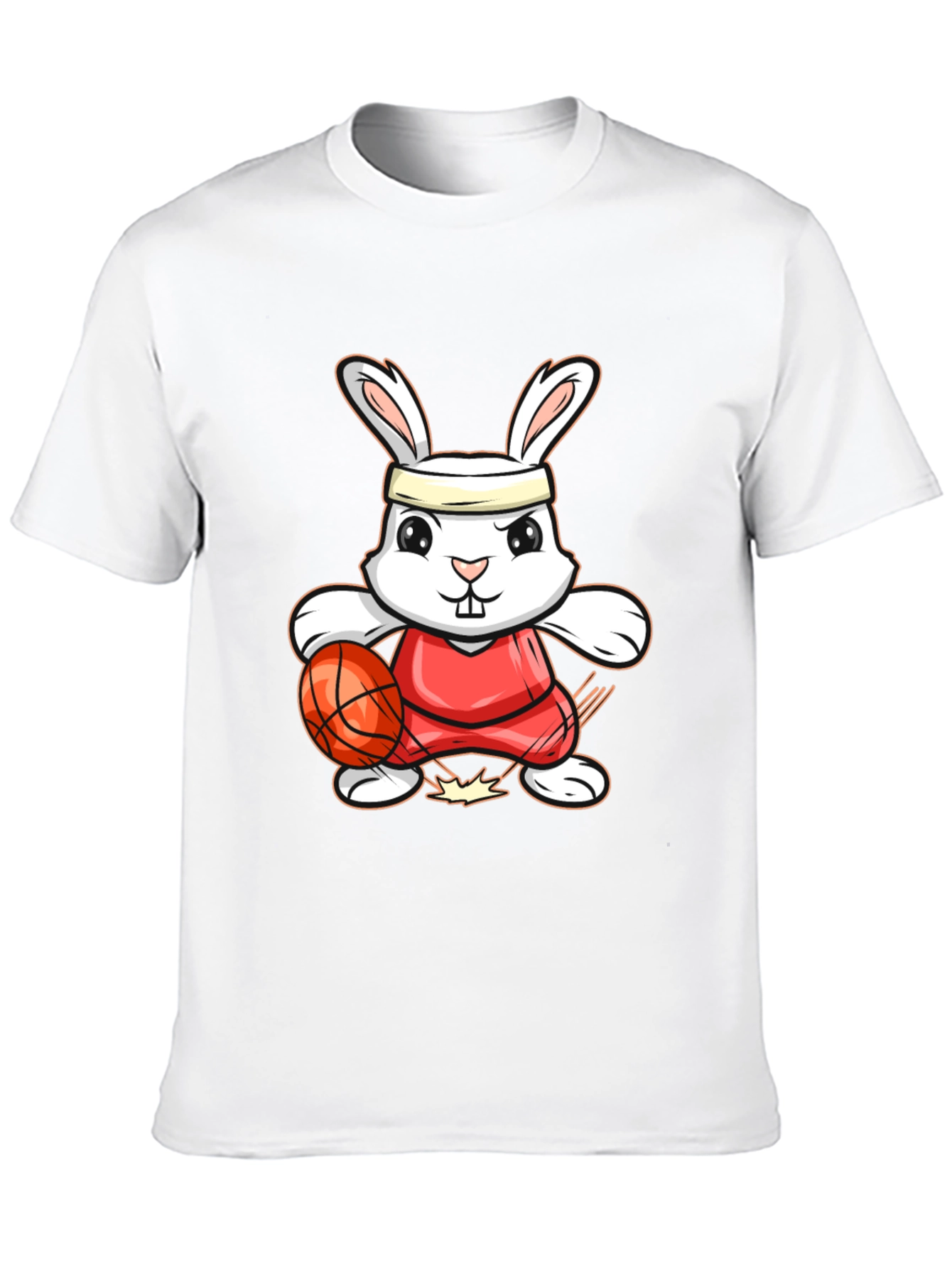 Bunny Basketball Player Graphic Tee